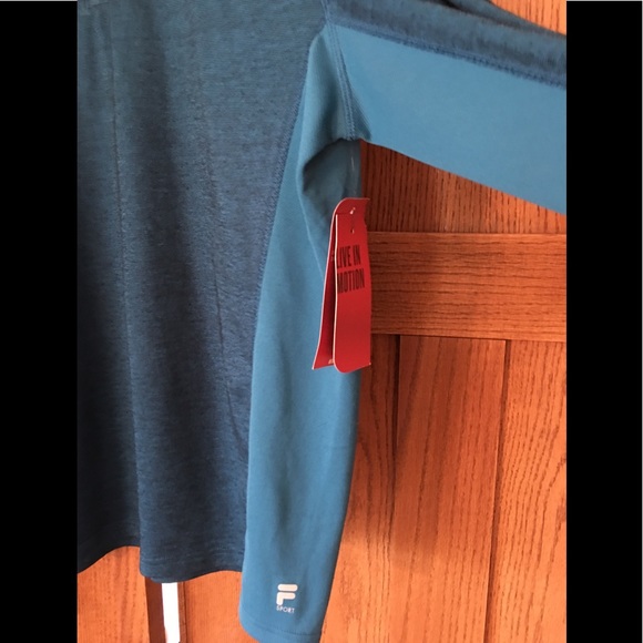 Fila Sport Top Blue Turquoise New with tags - Picture 3 of 8